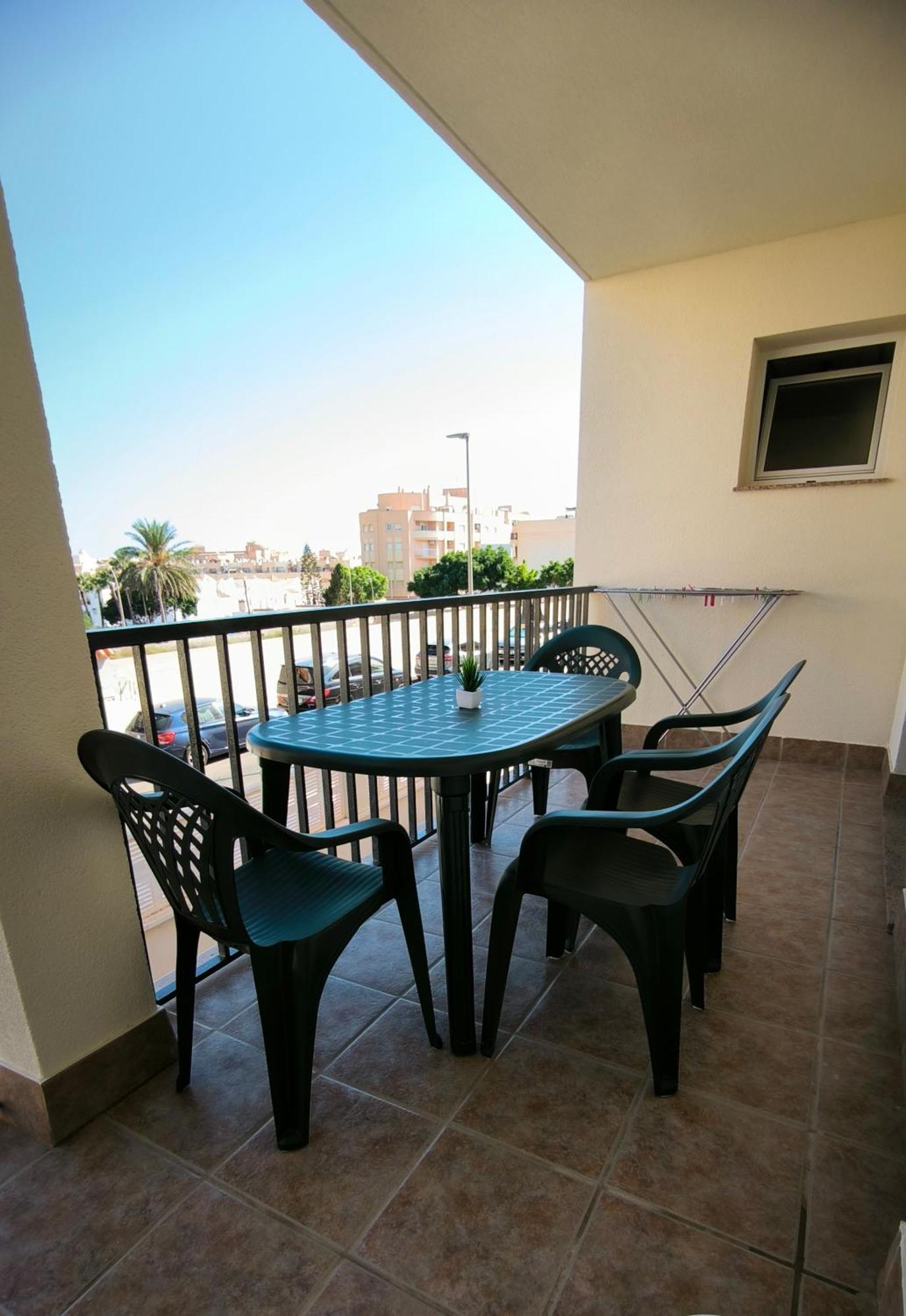 Apartamento Dos Habitaciones Con Piscina Y Gran Terraza Roquetas de Mar Ngoại thất bức ảnh